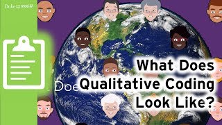 What Does Coding Looks Like Qualitative Research Methods [upl. by Ecurb651]