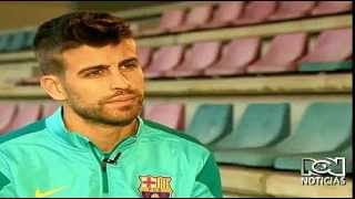 Gerard Piqué habla de Shakira en RCN [upl. by Kanya]