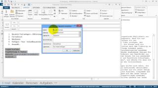 Outlook  Schnellbausteine  Textbausteine für EMails [upl. by Morna843]