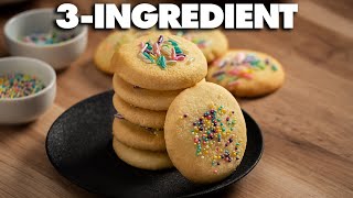 3 Ingredient Sugar Cookies [upl. by Eyahc]