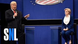 Donald Trump vs Hillary Clinton Town Hall Debate Cold Open  SNL [upl. by Katharine623]