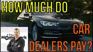 HOW MUCH DO NEW CAR DEALERS PAY for CARS TRUCKS SUVs 2023 MSRP The Homework Guy Kevin Hunter [upl. by Assiren]