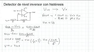 Comparadores con histéresis 3 [upl. by Nereids]