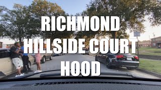 DRIVING TOUR RICHMOND VIRGINIA HILLSIDE COURT HOOD  THE PROJECTS [upl. by Leynwad]