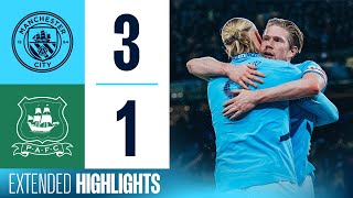 Extended Highlights  Man City 31 Plymouth  OReilly brace amp De Bruyne goal into FA Cup Quarters [upl. by Nobile]