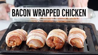 Air Fryer Bacon Wrapped Chicken [upl. by Gefell]