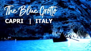 Blue Grotto Capri Italy  Grotta Azzurra Italia [upl. by Mecke]