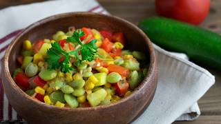 Savory Vegan Succotash [upl. by Calida]