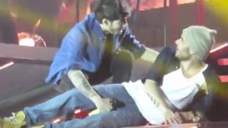 One Direction FALLS ON STAGE Part 1 [upl. by Sitrik297]