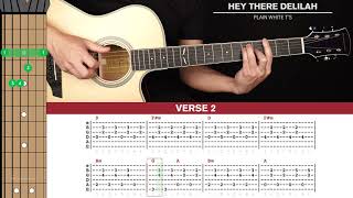 Hey There Delilah Guitar Cover Plain White Ts 🎸Tabs  Chords [upl. by Madden]