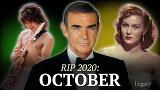 RIP October 2020 Celebrities amp Newsmakers Who Died  Legacycom [upl. by Macario804]