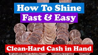 Simple Way To Clean amp Shine 95 Copper Pennies [upl. by Esialb419]