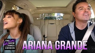 Ariana Grande amp Seth MacFarlane Carpool Karaoke [upl. by Ddarb]