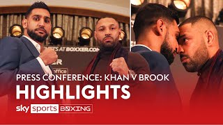 HEATED 😡Amir Khan vs Kell Brook  Press Conference Highlights [upl. by Yvan]