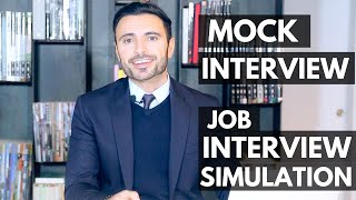 Job Interview Simulation and Training  Mock Interview [upl. by Dib]