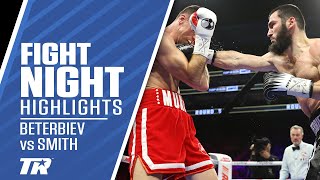 Artur Beterbiev Crushes Callum Smith at Home  FIGHT HIGHLIGHTS [upl. by Anirbes328]