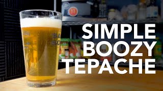 EASY Alcoholic TEPACHE Recipe  TWO WAYS  How to make simple Pineapple Mead with Piloncillo [upl. by Siberson]