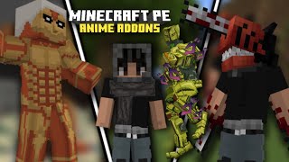 Amazing Anime Addons For MCPE [upl. by Dryfoos]