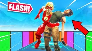 FLASH DEATHRUN NEW Game Mode in FORTNITE [upl. by Cence]