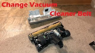 Tutorial Kenmore Canister Vacuum Cleaner Belt Change [upl. by Maxwell]