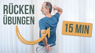 15 Minuten Rücken Übungen  YOGA Alternative für den Rücken  Gesundheitsübungen [upl. by Modesty15]