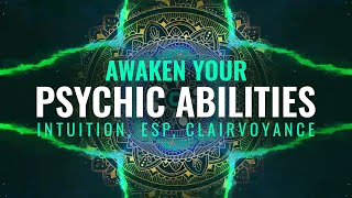 Awaken Your Psychic Abilities Intuition ESP Clairvoyance Psychic Power  Theta Binaural Beats [upl. by Senhauser]