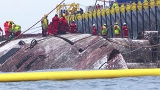 Raising the dead from S Korea ferry disaster [upl. by Mossolb]