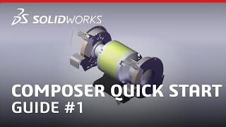 SOLIDWORKS Composer Quick Start Guide 1 Importing amp Navigating CAD Assemblies [upl. by Garzon]