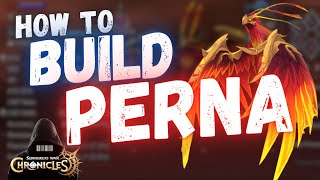 PvE QUEEN Fire Phoenix PERNA How to Build  Rune  Use  Summoners War Chronicles [upl. by Zed35]