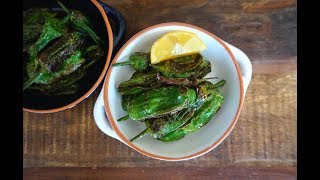 Blistered Padron Peppers Episode 8  Garden to Table [upl. by Tray807]