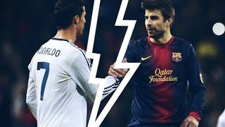 Cristiano Ronaldo vs Gerard Piqué [upl. by Cadmar]