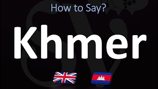 How to Pronounce Khmer CORRECTLY [upl. by Airotahs875]