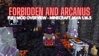 Forbidden and Arcanus  Full Mod Overview  Minecraft Java 1165 [upl. by Nodearb]