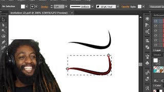 How To Make Custom Brush In  ADOBE ILLUSTRATOR [upl. by Odranreb]