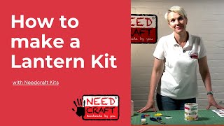 How to make Lanterns from Fabric and Wallpaper using Needcraft kits [upl. by Hoskinson]