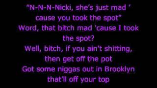 Romans Revenge Lyrics  Nicki Minaj ft Eminem [upl. by Nyved]