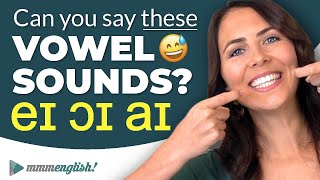 Pronunciation Practice 👄 Difficult Vowel Sounds DIPHTHONGS [upl. by Marris345]