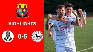 Caerleon 05 Cwmbrân Town  Gwent FA Senior cup  Quarter final highlights [upl. by Meean409]