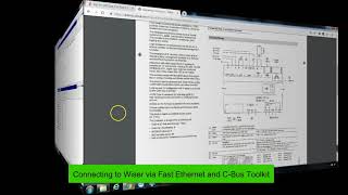 CBus Wiser Connection via USB and Ethernet using CBus Toolkit [upl. by Ettesyl]