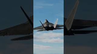 F22 Performs Low Strafing run dcs shorts [upl. by Steck691]