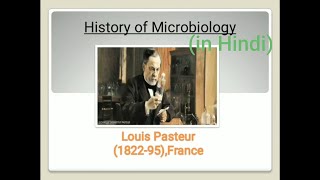 Louis Pasteur contribution to microbiology in Hindi  History of microbiology [upl. by Atnas835]