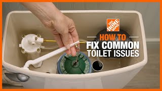 3 Common Toilet Issues  Toilet Repair  The Home Depot [upl. by Verlee528]