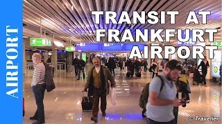 TRANSIT WALK AT FRANKFURT Airport FRA Terminal 1  Connection Flight Transfer Arriving amp Departing [upl. by Magnien]