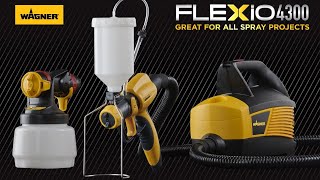 Wagner FLEXiO 4300 Paint Sprayer Overview [upl. by Vanya]