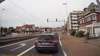 A Drive through Koksijde and Koksijde Bad [upl. by Rosenkrantz]