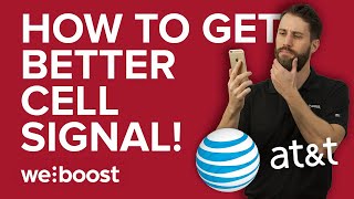 How to Improve amp Boost Cell Phone Signal for ATampT  weBoost [upl. by Stockmon794]