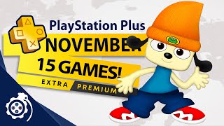 PlayStation Plus Extra  November 2023 PS [upl. by Nashoma]