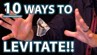 10 Ways to LEVITATE Epic Magic Trick How Tos Revealed [upl. by Noreen]