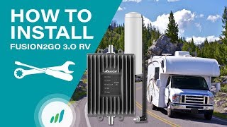 How To Install Fusion2Go 30 RV Cell Phone Signal Booster [upl. by Bates772]