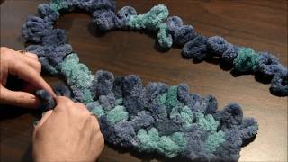 CrissCross Stitch Tutorial Loop Yarn [upl. by Mello860]